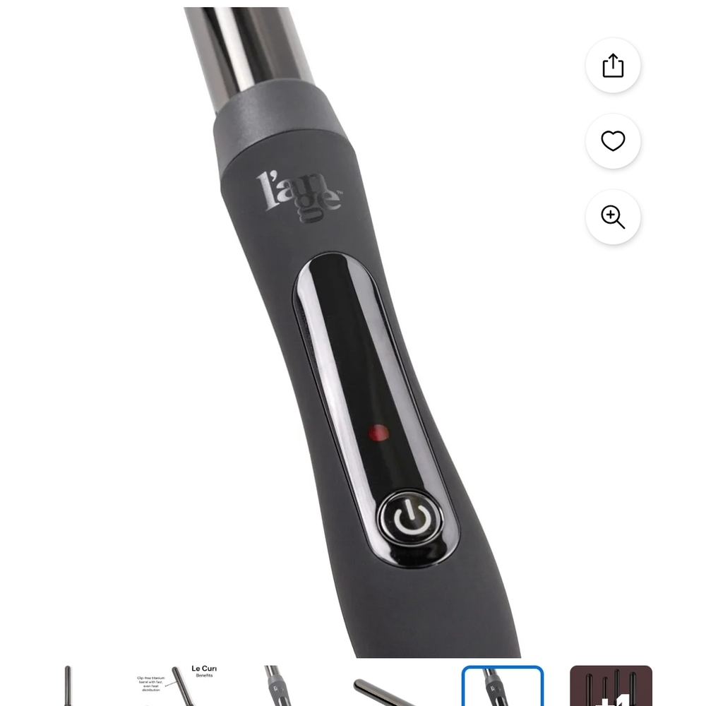 Lange Black Curling Wand